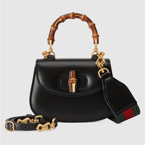 black leather gucci bamboo bag|where to buy Gucci bamboo bag.